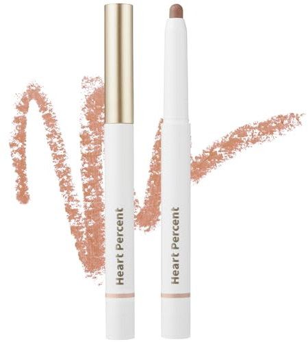 Heart Percent Dote On Mood Lip Liner Pencil, Long-Lasting Creamy Lip Crayon Smooth Lipliner Retractable Lipstick Overlip Line Color 0.8g, #20. Salmon Beige