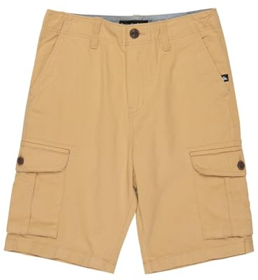 Quiksilver Crucial Battle Cargo Youth Pantalones Cortos, Khaki, 152 Boy's