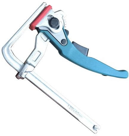 Rail Clamp - Chainsaw Clamps - MFT Table Tools, Alloy Steel Quick Saw Clamps | Table Clamp Woodworking Tool, Guide Rail F-Clamp for Most Carpenters