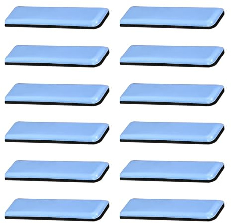 12-Stück Teflongleiter,Möbelgleiter Teflon,16 x 75mm Teflongleiter Selbstklebend,Möbelgleiter für Schwere Möbel,Teflongleiter Selbstklebend für Teppichgleiter,Möbelschieber zum Furniture Bewegen Möbel