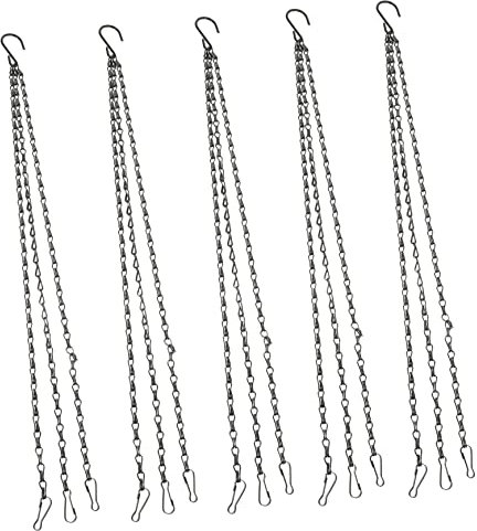 BESPORTBLE 5stücke Eisenkette Für Blumenkörbe Hängekette Für Blumentöpfe Metallkette Für Pflanzen Hängekorbketten Ersatzkette Für Garten Kette Für Blumentöpfe Aufhänger Für