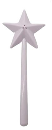 Saliera e pepe, ricaricabile, con bacchetta magica a forma di stella, dispenser per spezie, condimenti, cucina, sala da pranzo, barbecue, condimento (B1)