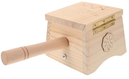 NOLITOY Traditionelle Moxibustionsbox Kompakt Stabil Tragbar Moxibustionshalter Für Körper Bauch Poliert Moxagerät Für Heim Reiseanwendung