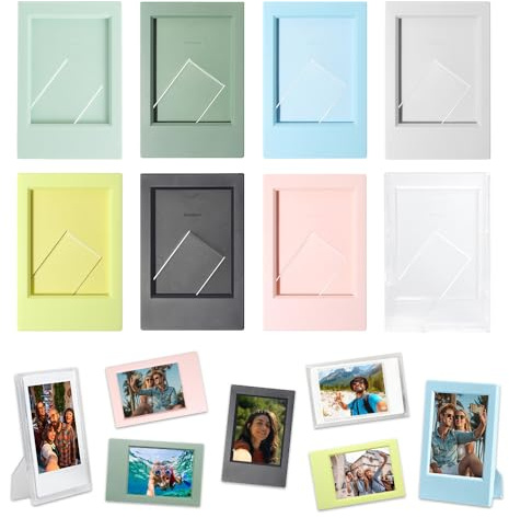 Mini Photo Frames 8Pcs Polaroid Picture Frames for Wall, 3.6×2.4”