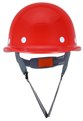 Homoyoyo Cap Lightweight Comfortable Safety Helmet Für BAU Und Outdoor-aktivitäten Atmungsaktiv Und Schlagfest Für Männer Und Frauen Roten Konstruktionshelm Für Zuverlässigen Schutz