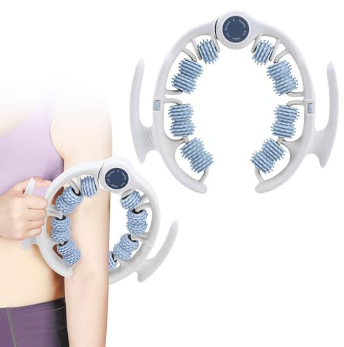 Feelhap Rouleau de Jambe,Rouleau de Massage Anti-cellulite 360°rouleau de cellulite,Masseur anti-cellulite Efficace Amovibles Outil de Massage de cellulite rouleau Musculaire pour Jambes,Fesses,Bras