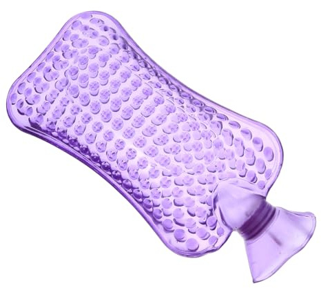FONDOTIN Große Wärmflasche aus Dickem Material Auslaufsicherer Fuß Nackenwärmer für Langanhaltende Wärme im Winter Modische Struktur Vielseitig für Hände Füße und Nacken Geeignet