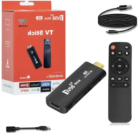 Android TV-pinne – 1 st TV98 ,2025 smart TV-box, streamingstick 4K, RAM 2 GB ROM, 16 GB, dubbel wifi 2.4G/5.8G, 4K, HDR, HD-streaming mediaspelare