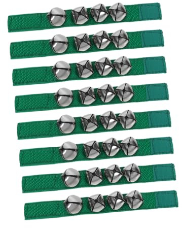 Supvox 8 Stück Teiliges Handgelenk Glöckchen Set Leichter Musik Lernspielzeug für Kleinkinder Montessori inspiriertes Rhythmus Instrument Fördert Sensorische Entwicklung und Motorische