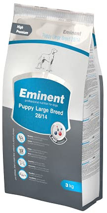 Eminent Puppy Large Breed (1x 3 kg)| High Premium Hundefutter |Trockenfutter für Welpen, trächtige und laktierende Hündinnen großer und riesiger Rassen