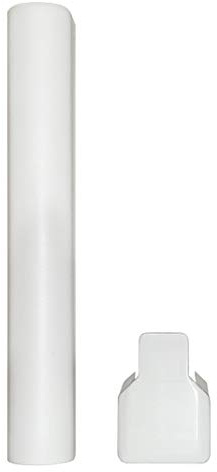 Fuhr Lot de 2 charnières inférieures de fenêtre en plastique blanc