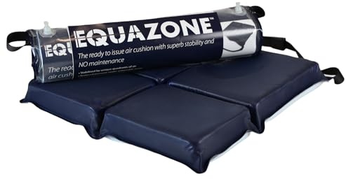 THE HELPING HAND Equazone Druckentlastendes Luftkissen Aufblasbares Sitzkissen zur Vorbeugung von Druckwunden Verbessern Sie den Komfort und reduzieren Sie Schmerzen. aufblasbares Kissen (43,2 x 43,2