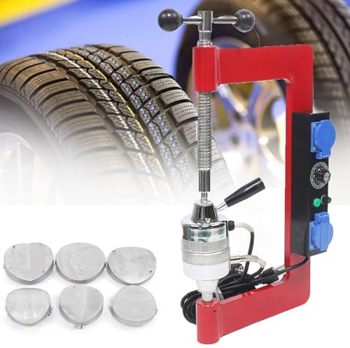 Auto-Vakuum-Reifenreparatur-Vulkanisiermaschine, Reifenflickenmaschine, Spot-ReifenhäRtungsmaschine, Timing-Reifenreparaturmaschine, HöHen-/Temperaturverstellbarer Turm-Reifenpflaster-Werkzeugsatz