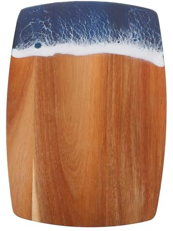 ULTECHNOVO Resin Splicing Cutting Board Kitchen Chopping Board for Steak Meat Wood for Countertop Use for Vegetable Preparation