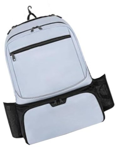 kowaku Tennis-Rucksack, Tennistasche, Schläger-Tragetasche, Reißverschluss, Aufbewahrung, Tennisausrüstung für Damen und Herren, professionelle, Blau