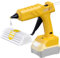 Kabellos Heißklebepistole Akku für dewalt 20V Akku (Kein Akku) Heißschmelzpistole, ideal für Reparaturen, Basteln, Heimwerken,Haus mit 30 x 11mm Sticks