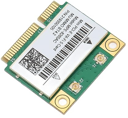 UPALDHOU PCIe 8265AC 1200 M WI -FI Adapter för 10 8.1 8 7, Dual -band 802.11ac 4.2, 300 Mbit/s/867 Mbit/s Datahastighet, Bärbart Kort PCIe Kort