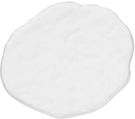 Amosfun Sottobicchiere in Vetro Spesso per Tazza da Tè Tappetino da e Resistente al Calore Mat per Bevande Ristorante e Uso