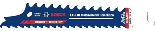 Bosch 10x EXPERT Multi Material Demolition S681KLHM Blatt, 10-tlg. | für Holz mit Metall, Bauholz mit Mörtel und Nägeln, Länge 150 mm, Professional Zubehör Säbelsäge