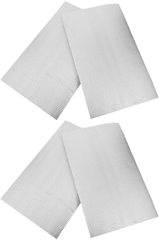 SOIMISS Lot de 4 Films Isolants Muraux 50x30 Cm Épaisseur 10 Mm – Matériau Insonorisant et Thermique pour Maison – Film D’isolation Phonique et Thermique Résistant aux Intempéries –
