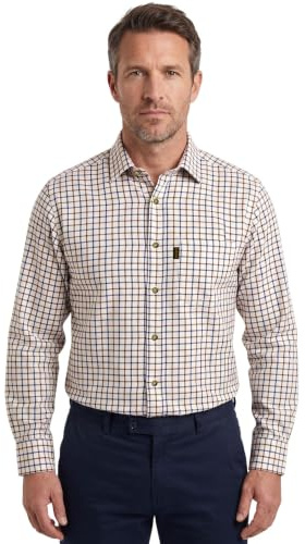 Mens Game Tattersall Long Sleeved Country Check Shirt