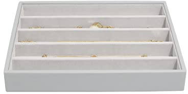 Stackers Grau Schmuckschatulle Klassisch Halsketten-Fach