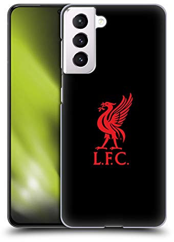 Head Case Designs Offizielle Liverpool Football Club Logo Rot Und Schwarz Liver Bird Harte Rueckseiten Handyhülle Hülle Huelle kompatibel mit Samsung Galaxy S21 5G