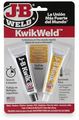 J-B Weld 8276SPA – Schweißen, sofort – kalt, verstärkter Stahl, schnelle Formel, Epoxid, kalte Formel, Reparaturen, verschiedene Oberflächen (56,8 g)