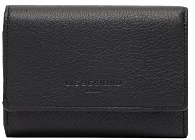 LIEBESKIND Berlin Basics Nora Geldbörse, Large (HxBxT 9.5cm x 13.5cm x 2.5cm), Black