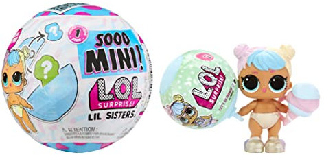 L.O.L. Surprise! Sooo Mini Lil Sisters - ÜBERRASCHUNGSAUSWAHL - Enthält Limitierte Sammlerpuppe Lil Sister, 5 Überraschungen und Mini L.O.L. Surprise! Kugel - Tolles Geschenk für Kinder ab 4 Jahren