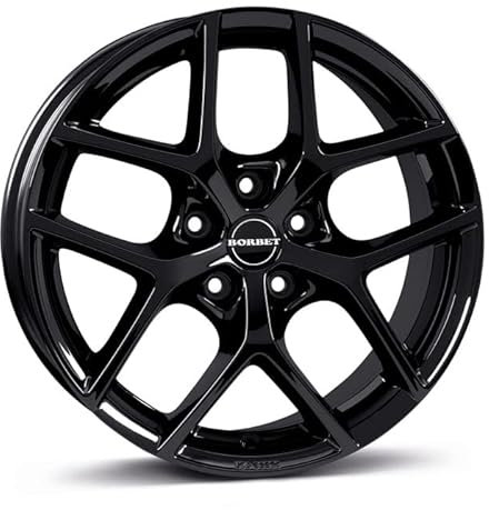 Borbet Felge Y 6.5x16 ET43 5x100 black glossy Y 65643100557,1BG