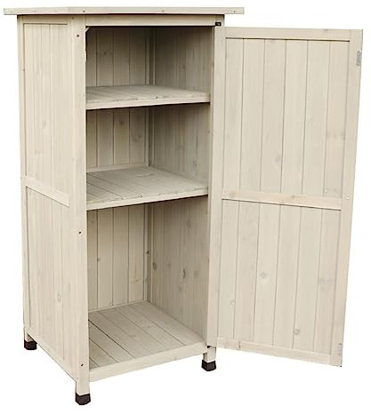 SOYDAN Gerätehäuser Abschließbarer Organizer Werkzeugraum Holzschrank Für Den Außenbereich Gartenwerkzeug Holzschrank Für Den Hof Hauswirtschaftsraum