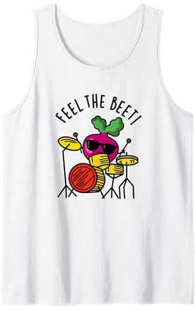 Feel The Beet Lustiges Veggie Wortspiel Tank Top
