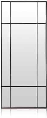 duehome | Square, Espejo de Cuerpo Entero, Espejo Tipo Ventana Rectangular, Estructura Negro, Medidas: 70 cm (Largo) x 170 cm (Alto) x 3,5 cm (Fondo)
