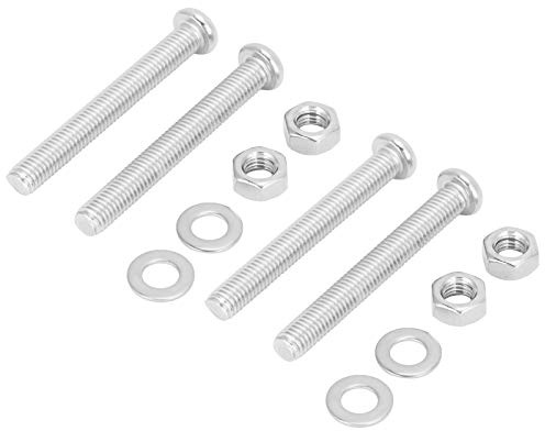4 Sätze Schwimmbadleiter Schrauben und Muttern, Edelstahl 7 mm Poolleiterreparatur Ersatzteile Hardware Befestigungselemente zur Befestigung von Poolleitern und Treppen