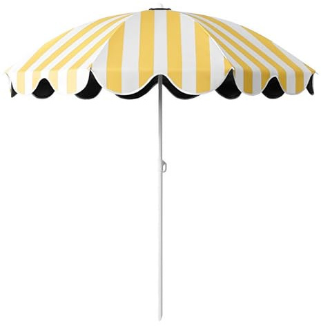 Sombrilla Pequeña para Patio - Sombrilla de Jardín Portátil para Exteriores - Protección Solar UV 50+ - para Piscina y Playa