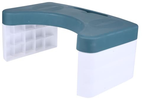 SHERCHPRY Tabouret Wc Ergonomique Antidérapant Marchepied Stable pour Salle de Bain Siège Rehausseur Polyvalent pour Adultes et Garçon Fille Bleu