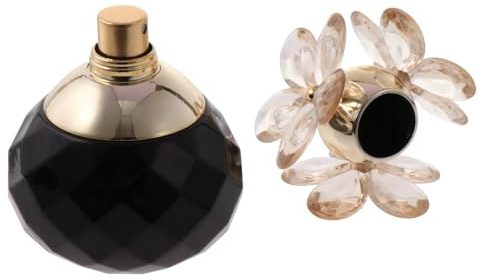 Healvian Profumo Donna 55ml Fragranza Naturale Leggera, Bottiglia in Vetro Nero, per Uso Quotidiano e Occasioni Speciali