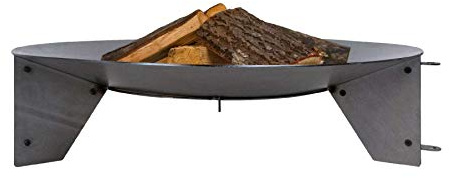 keilbach - aura Feuerschale - Design-Feuerstelle, Feuerschale, Grill - erweiterbar mit Grillrost - für Garten und Terrasse - wetterfester Stahl mit Rost-Optik