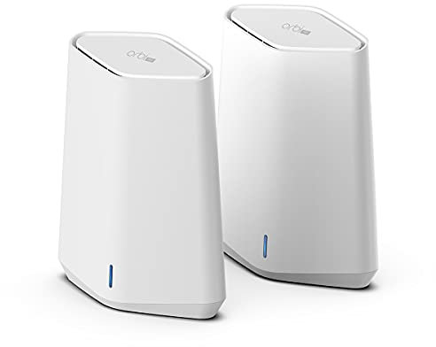 NETGEAR Orbi Pro WiFi 6 Mini Mesh System (SXK30) | Router with 1 Satellite Extender for Business or Home | VLAN, QoS | Coverage up to 4,000 sq. ft., 40 Devices | AX1800 802.11 AX (up to 1.8Gbps)