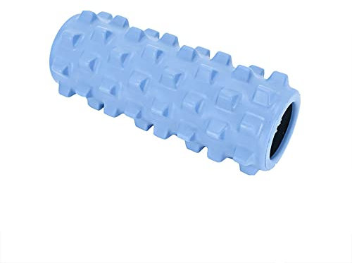 LTLCLZ Yoga Schaummassage Roller Pilates Physio Yoga Muskel Reha Trigger Point Übung Ausrüstung Massage Roller Körper Für Männer Männer,Blau,32CM