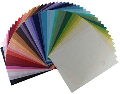 Maulbeerpapier, Origami-Papier, 21,6 x 27,9 cm, handgefertigt, Kunstpapier, japanisches Washi-Design, Kunsthandwerk, Lieferanten, Kartenherstellung, Glasdecoupage, 40 Blatt