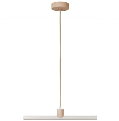 creative cables - Lampe suspension esse14 avec culot S14d - Avec ampoule, Neutre