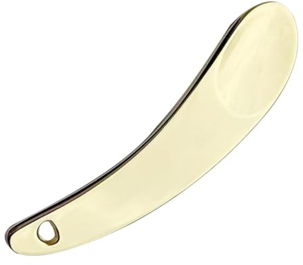 Spatola cosmetica, spatola per trucco,Strumento per la cura della pelle con spatola per crema con design a forma di cucchiaio - Cucchiaio per crema ecologico, piccola spatola per trucco e crema per gl