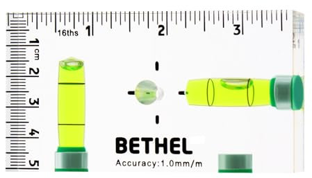BETHEL 90°/180° Compact Magnetic Level Mini Pocket SpiritLevel 95×13×51mm