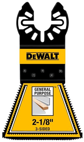 DEWALT 2 1/8' 3-Sided General Purpose Oscillating Tool Blade, 3 Pack (DWA4283-3)