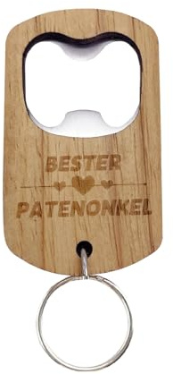 Questions du parrain, décapsuleur en bois, avec la bénédiction du meilleur parrain, décapsuleur en bois naturel,portable en bois, cadeaux personnalisés, pour les hommes, anniversaire, Noël