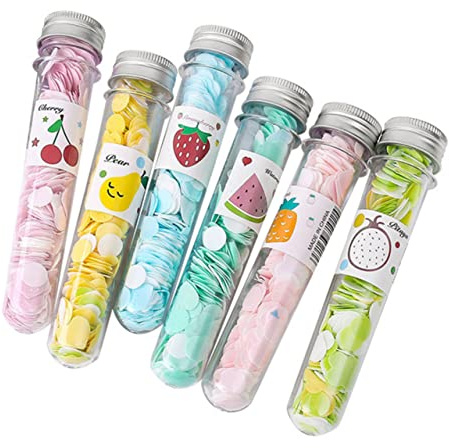 Toyvian Hojas De Jabón Desechables Portátiles 6 Pastillas Papel De Jabón para Lavarse Las Manos Uso Exterior Baño y Protección Personal