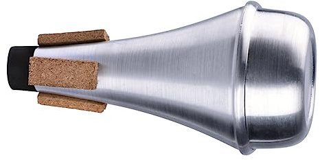 Abaodam Silenziatore per Tromba in Plastica Argento, Facile da Trasportare, Mantiene L'intonazione, per Pratica Silenziosa