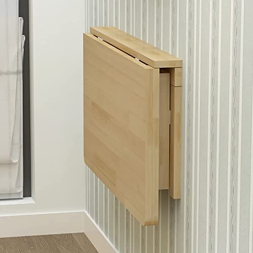 Robust Wall Mounted Folding Table for Laundry & Kitchen Multi Functional Desk with Shelf Support Space Saving Trellis Table for Dining & Computer 120 x 50 cm